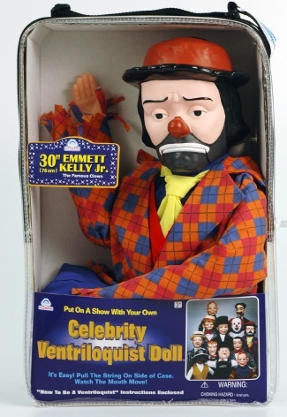 Emmett Kelly Jr ventriloquist dummy