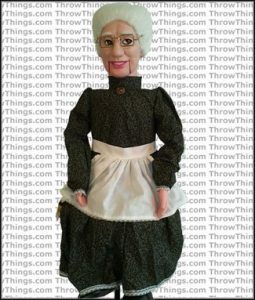 old lady ventriloquist dummy
